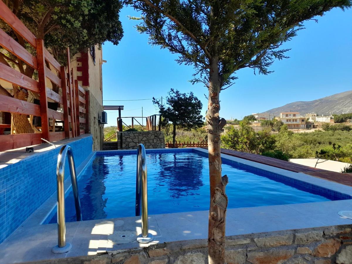 Villa Evenos Of 3 Bedrooms - Irida Country House Of 2 Bedrooms With Private Pools 엘라포니시 외부 사진